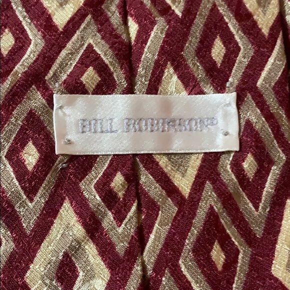 Bill Robinson Red/Gold Tie - Picture 5 of 6